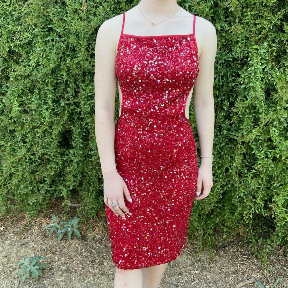 Vintage silk scala dress